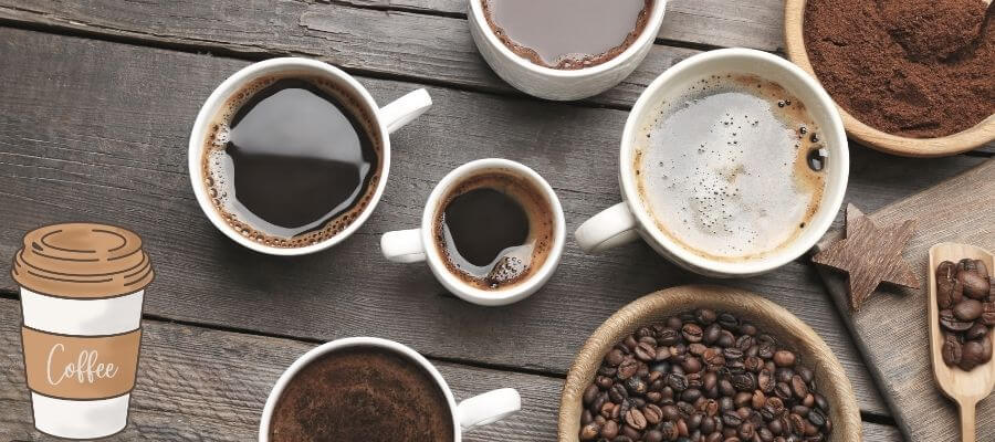 The different types of coffee and their flavors